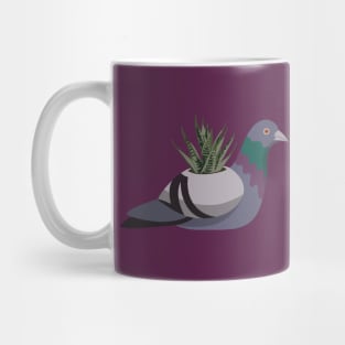 Succulent Pigeon Mug